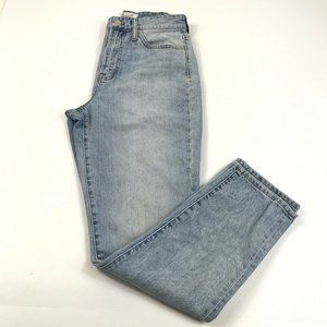 Madewell Womens Curvy Perfect Vintage Skinny Jeans Blue High Rise Denim Size 26